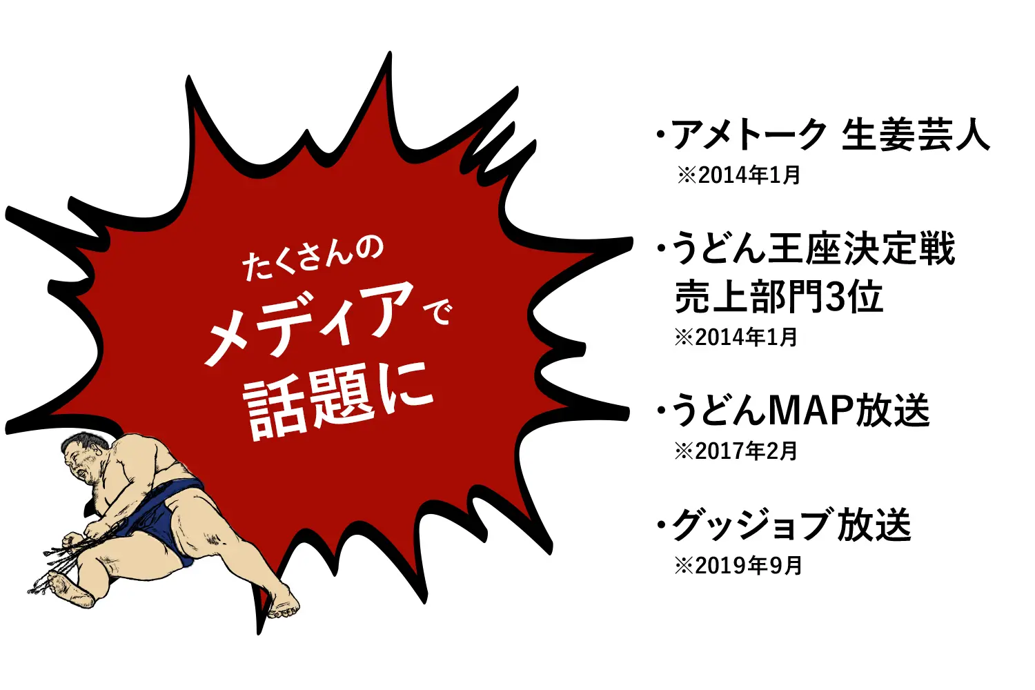 たくさんのメディアで話題に